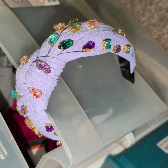 Source Unknown Other - Nwt purple headband with sparkly Gems allover